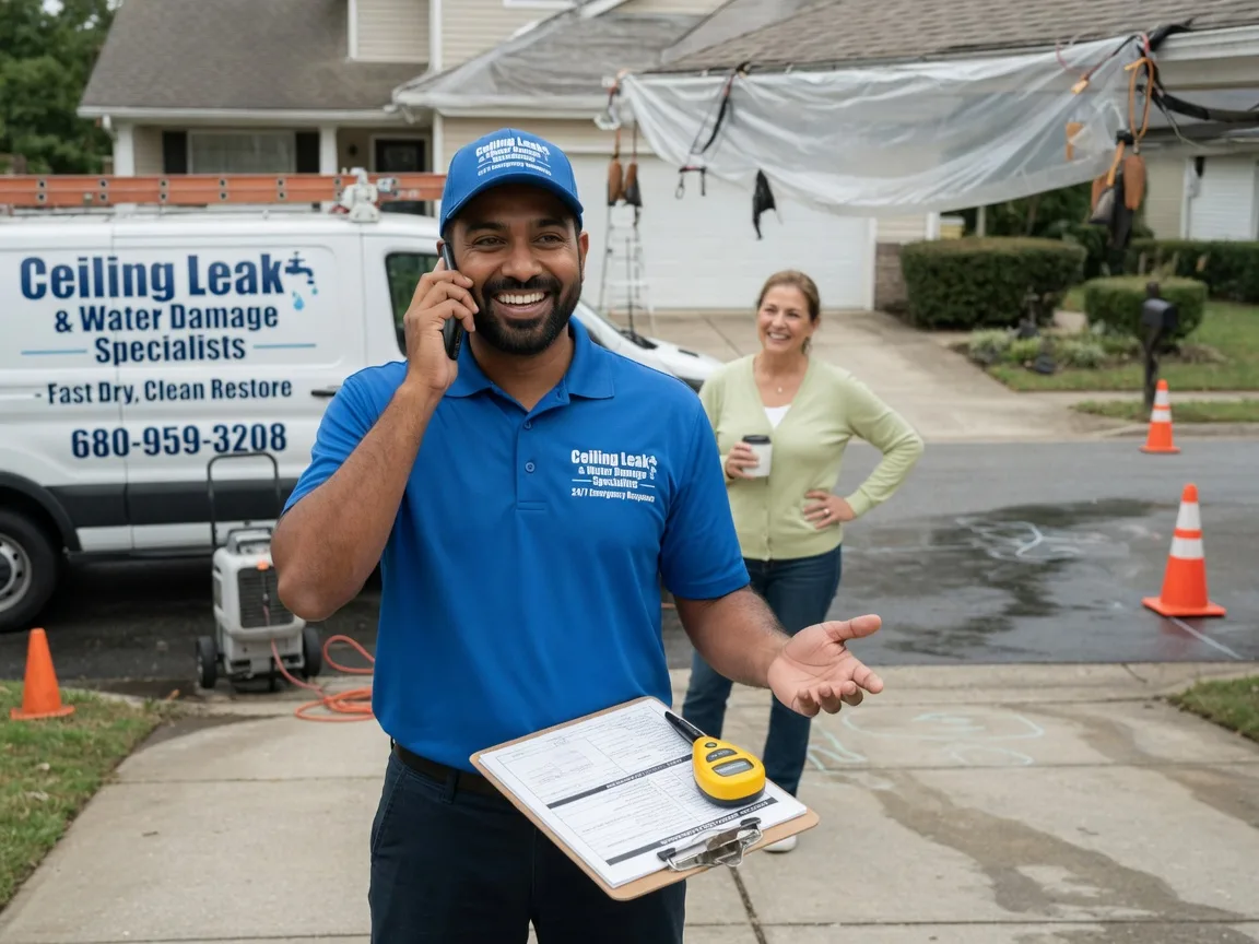 Ceiling Leak Cleanup Crowville, LA FAQs